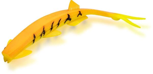 Black Cat Pelagic Suspending Shad Señuelo para Siluro 27cm (60g) - Yellow Zombie