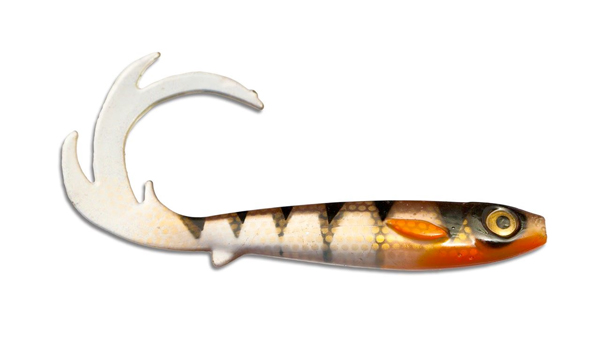 EJ Lures Flatnose Dragon Shad - Transparant Perch