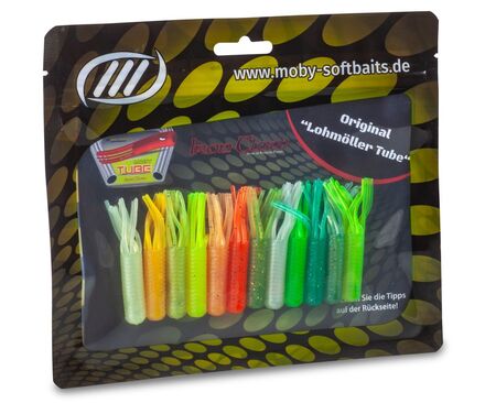 Iron Claw Moby Tube 9 cm Softbait Wildmix (8 pzas.)