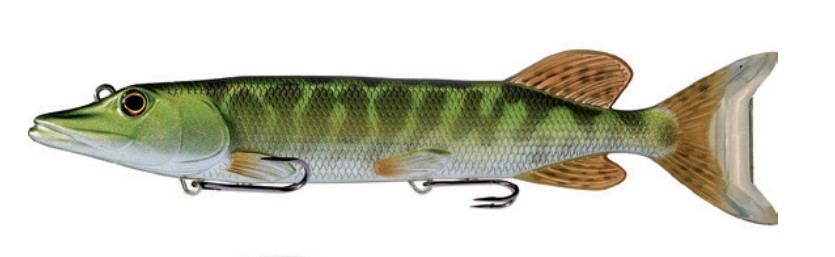 Livetarget Lures Pike Señuelo Swimbait Hundimiento (Juvenile) Metallic/Green 20 cm (90 g)