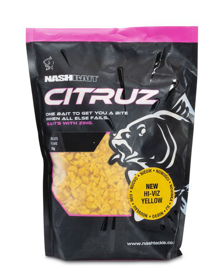 Nash Citruz Flake Boilies Yellow 1kg