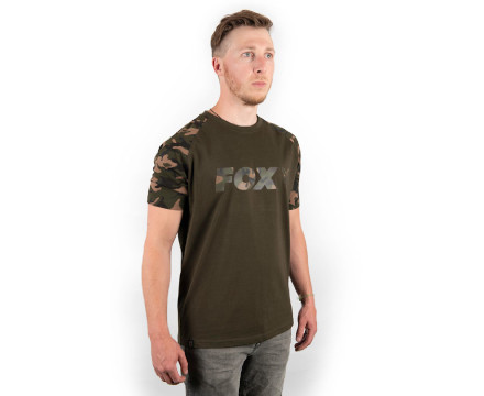 Fox  impresión Khaki / Camo Camiseta