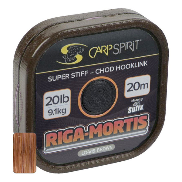 Carp Spirit Riga Mortis Brown Material de Líder 20m