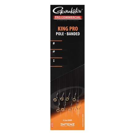 Gamakatsu Coarse King Pro- Pole Banded 15 cm (8 pzas.)