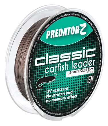 Predator-Z Classic Catfish Línea Líder, 1,20mm, 120kg, 15m