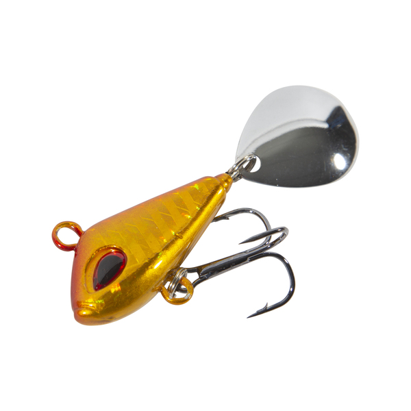 Fishing.Toys Virogo Plomo Lure Spin Tail 3.3-4.0cm (12-23g) - Golden/Red