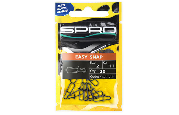 Spro Easy Snap 'Matt Black' Clavija