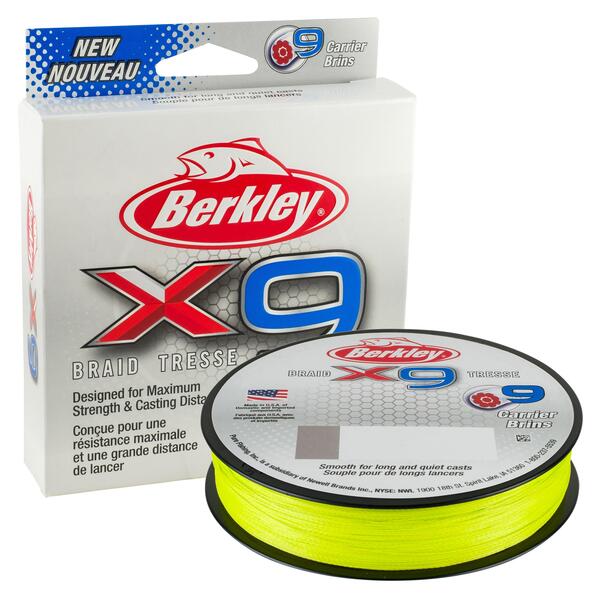 Berkley x9 Línea Trenzada Flame Green 2000m