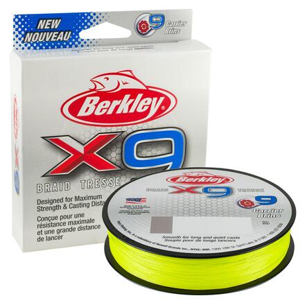 Berkley x9 Línea Trenzada Flame Green 2000m