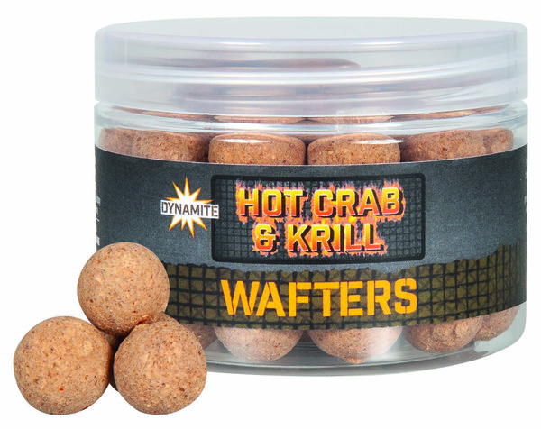 Dynamite Baits Hot Crab & Krill Wafters 15mm