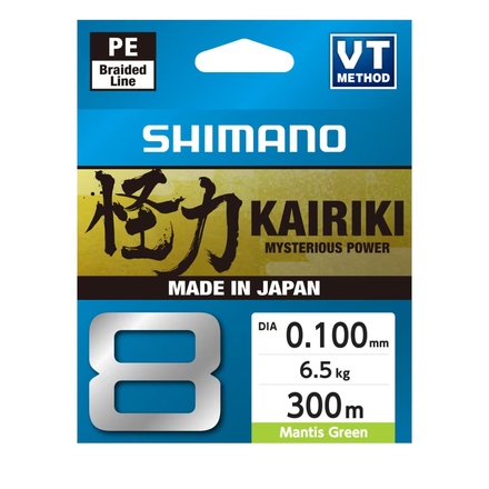 Shimano Kairiki 8 Green Línea Trenzada 300m