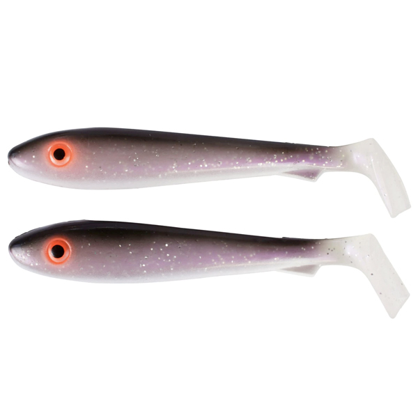 Svartzonker McRubber Junior Shad 17cm (2 piezas) - C27 White Fish