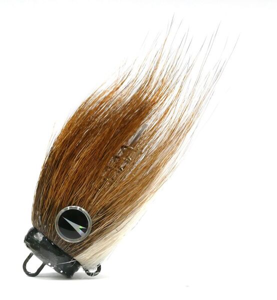 VMC Mustache Rig Cappuccino Bucktail Jighead Sin plomo