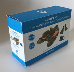 Kinetic Fish Hunter Float Tube Combo Incl. Aletas Y Bomba de Aire