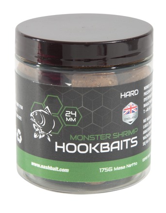 Nash Monster Shrimp Hard Hookbaits 24 mm (175 g)