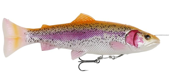 Savage Gear 4D Line Thru Pulsetail Trout 20cm 102g SS - Albino Trout
