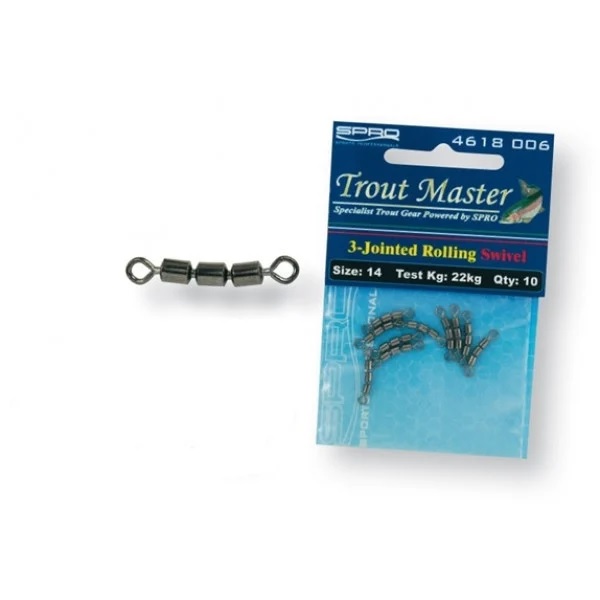Spro Trout Master 3-Jointed Swivel Girador