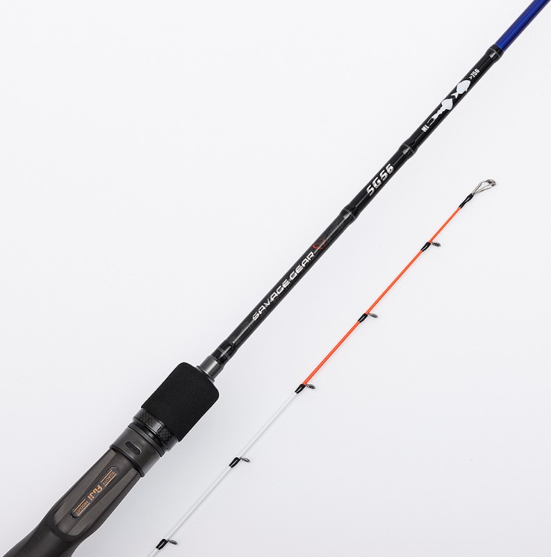 Savage Gear SGS6 Ika & Jig Caña para pescar Calamares (2.03 m)