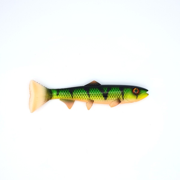 Hostagevalley Troubletail Shad 18cm (65g) - Bright Firetiger