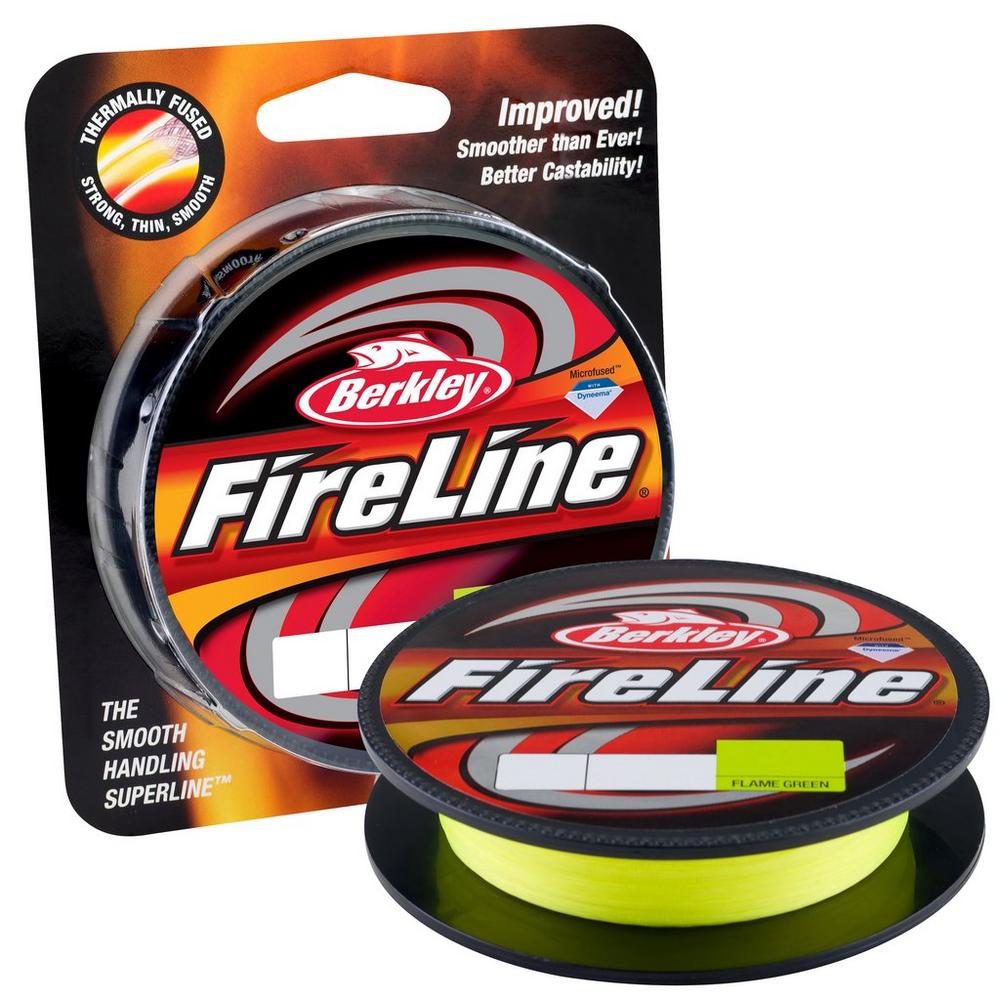 Berkley FireLine® Fused Original Línea Trenzada Flame Green 1800m