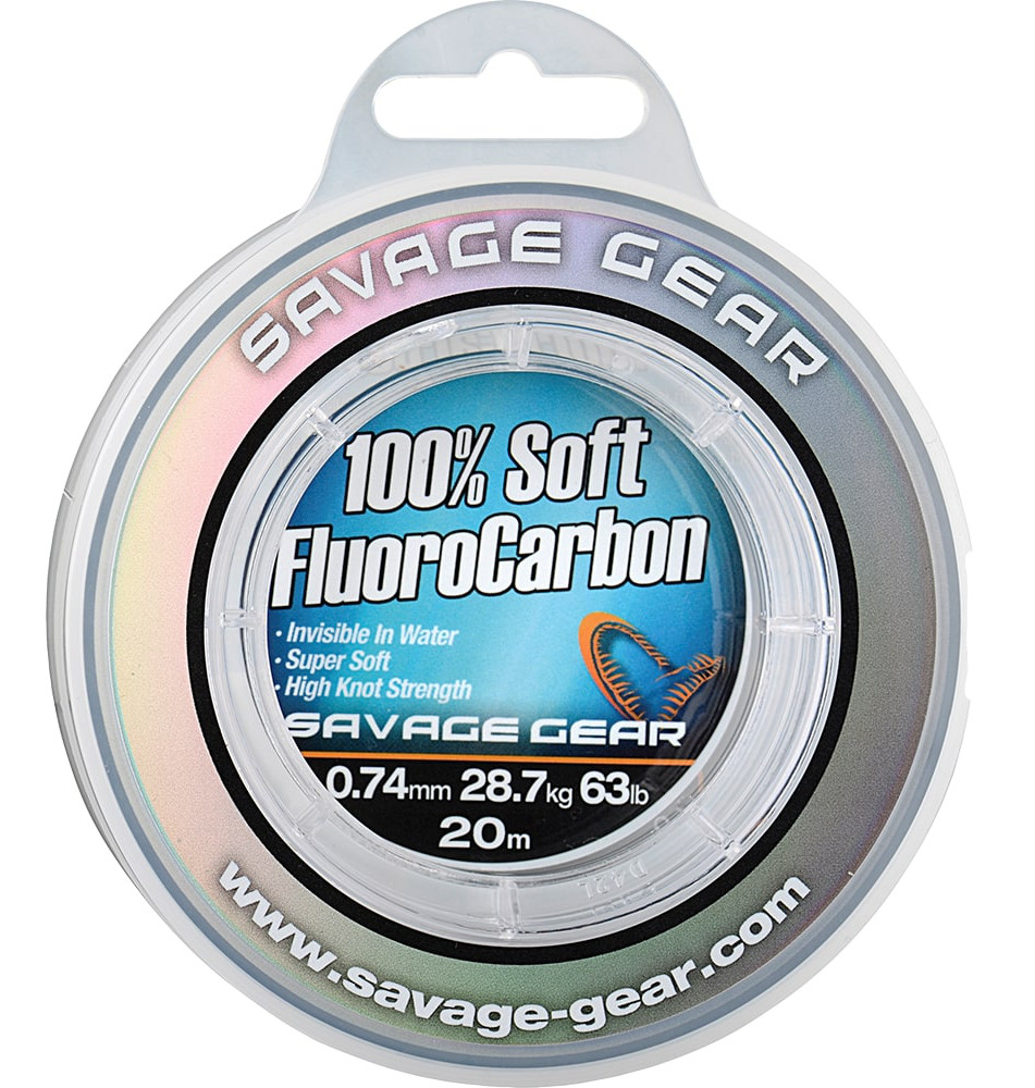 Savage Gear Fluorocarbono Transparente Suave