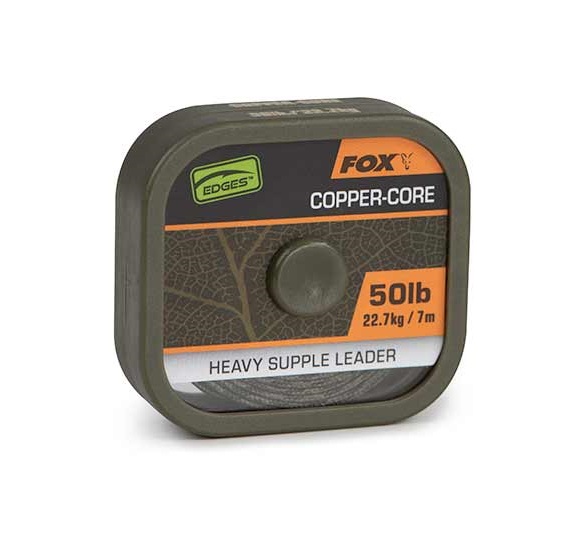 Fox Edges Naturals Copper-Core Líder 7 m (50 lb)