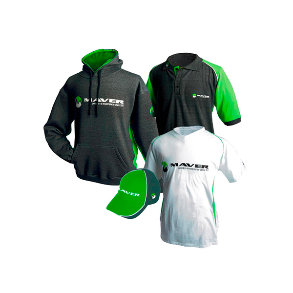 Maver Team Set de Ropa (Hoody, Polo, T-shirt y Gorra)