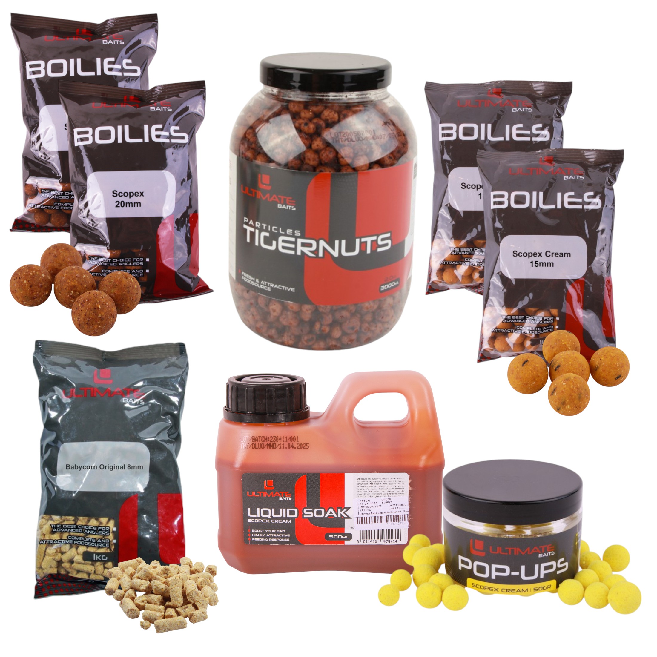 Ultimate Baits Carp Chufas/Boilies Weekend Pack