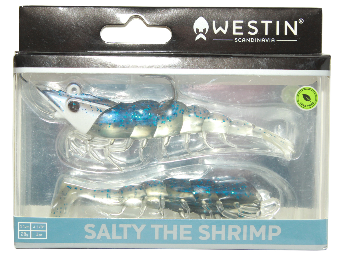 Westin Salty the Shrimp Jig - Clear Sky
