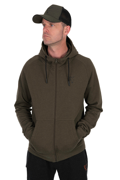 Fox Collection LW Hoody Green & Black Suéter de Pesca