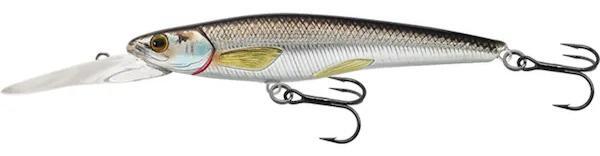 Livetarget Lures Rainbow Smelt Señuelo Suspend Deep 9.1cm (9g) - Silver/Black