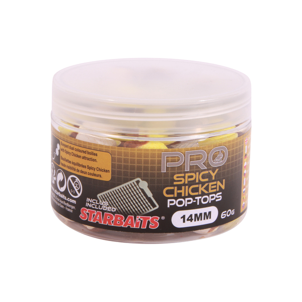 Starbaits Pro Spicy Chicken Pop Tops 60g