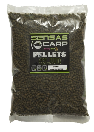 Sensas Pellets Club Green Fish (1 kg)