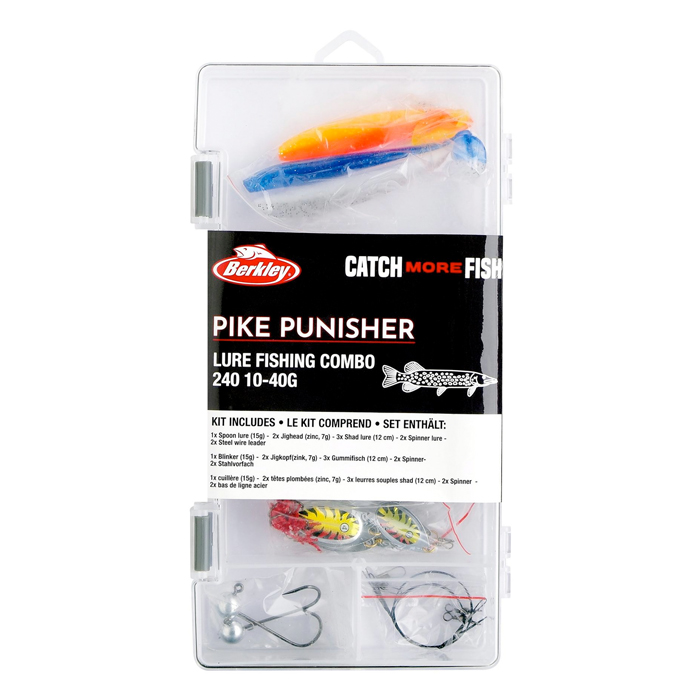 Berkley CMF Pike Punisher CB Set de Caña Spinning 2,40m (10-40g) (Inc. señuelos)