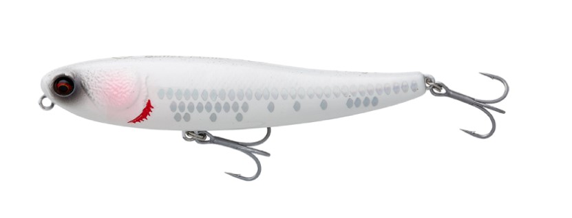 Savage Gear Bullet Mullet Señuelo de Superficie 10cm (17.3g) - LS Illusion White