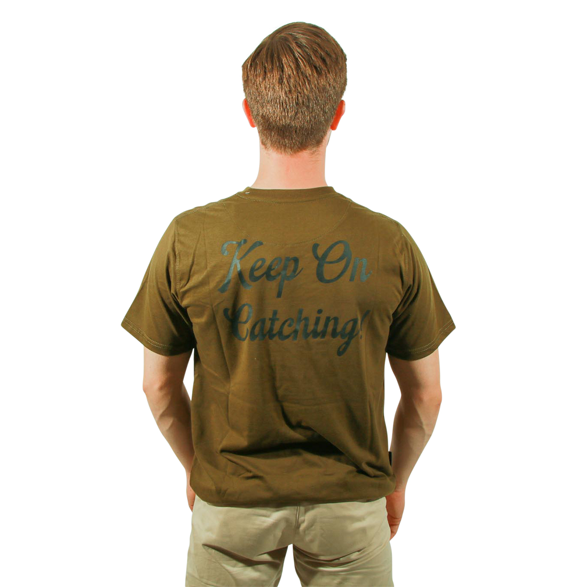 Tactic Carp T-shirt 'Keep on Catching' Green