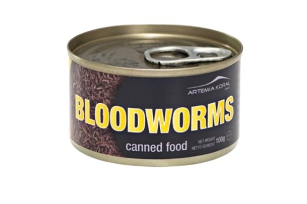 Artemia Koral Bloodworms en Lata 100g