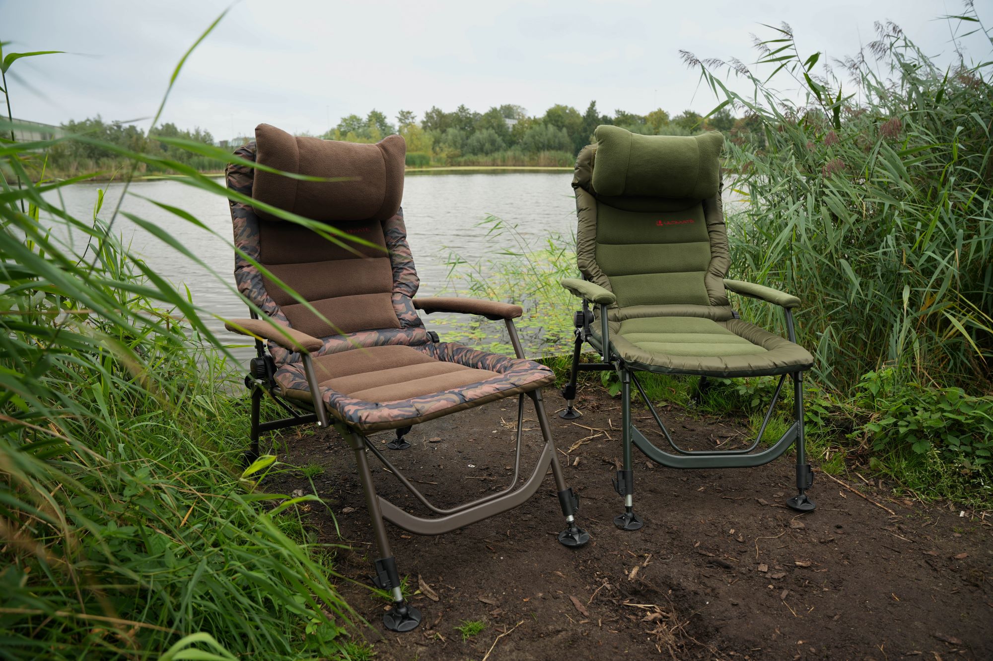 Ultimate Green Comfort Arm Chair Silla para Carpfishing