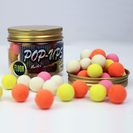 Pro Elite Baits Gold Fluor Pop Ups 14-15mm (50g)