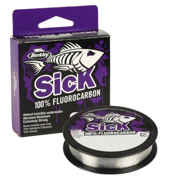 Berkley Sick Fluorocarbon Líder Clear 50m