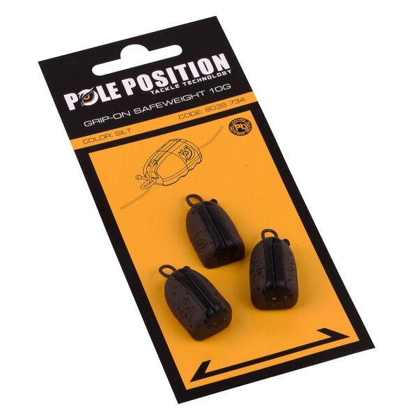 Pole Position Grip-On Safeweight Zinc Plomo para Carpa (3 pzas.)