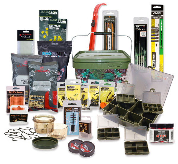 Carp Tacklebox, con los mejores productos para la pesca de carpas.