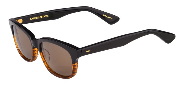 Kaneko Gafas de Sol - KC71/CR39 - Black Half/Brown