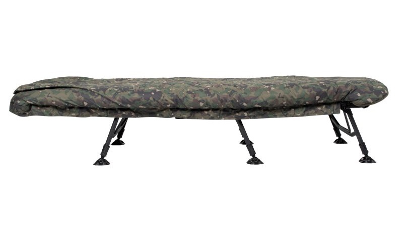 Trakker RLX 6 Camo Sistema de Cama Stretcher (Incl. Saco de Dormir)