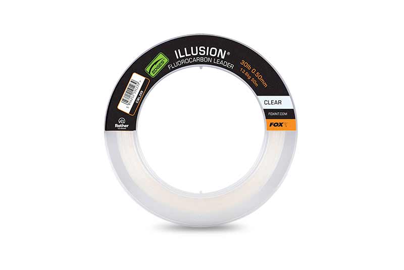 Fox Illusion Líder Transparente de Fluorocarbono (50 m) - 30lb