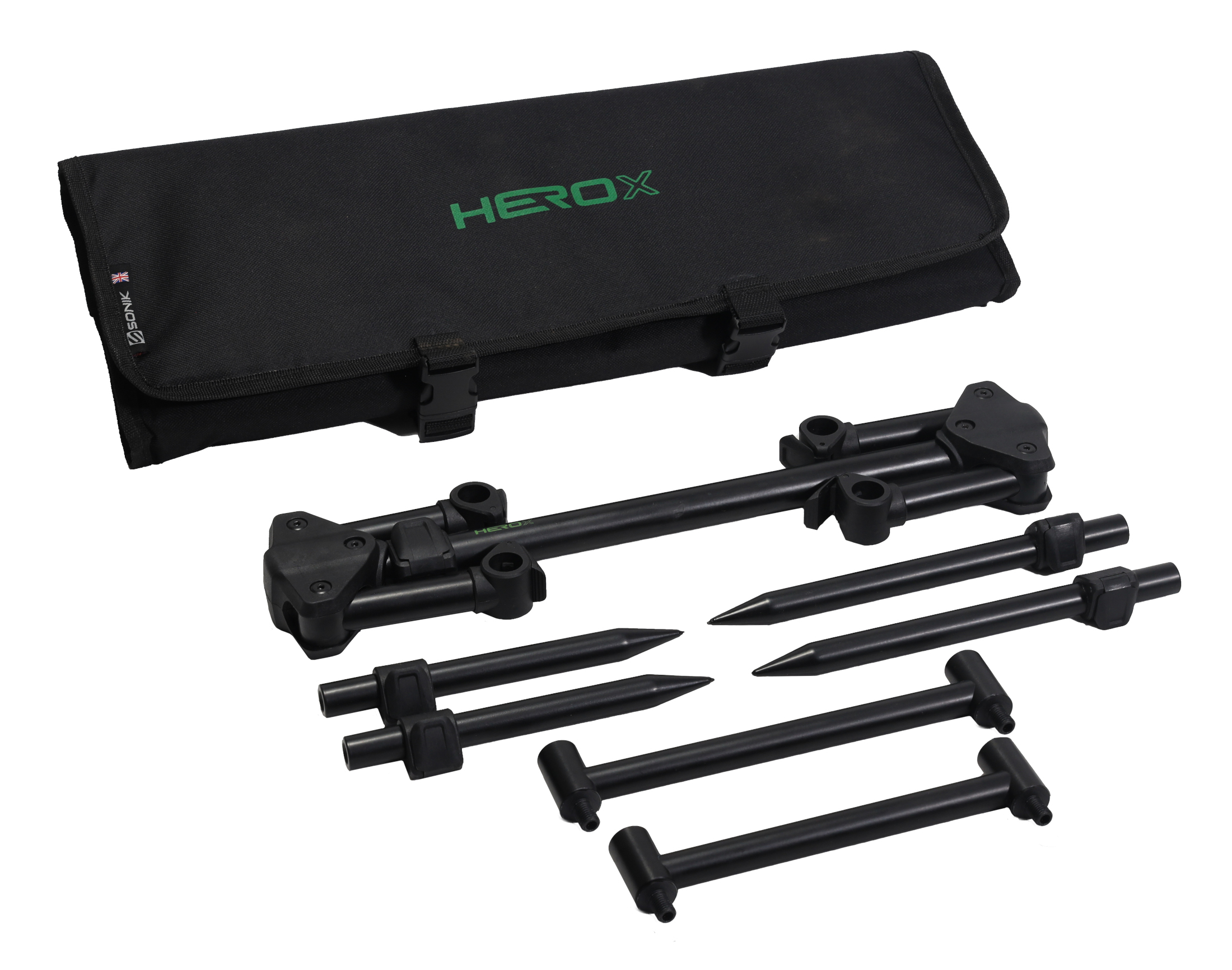 Sonik Herox Soporte para 2 Cañas