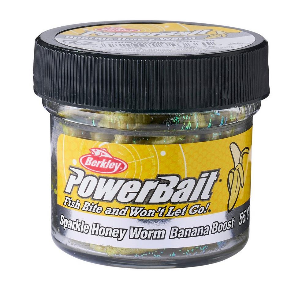 Berkley Powerbait Power Scales Honey Worm Señuelo para Trucha 2.5cm (55 piezas) - Yellow/Scales