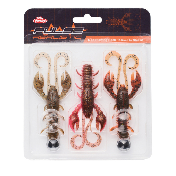 Berkley Ned Fishing Pack Señuelos Libre de Plomo 7/10g