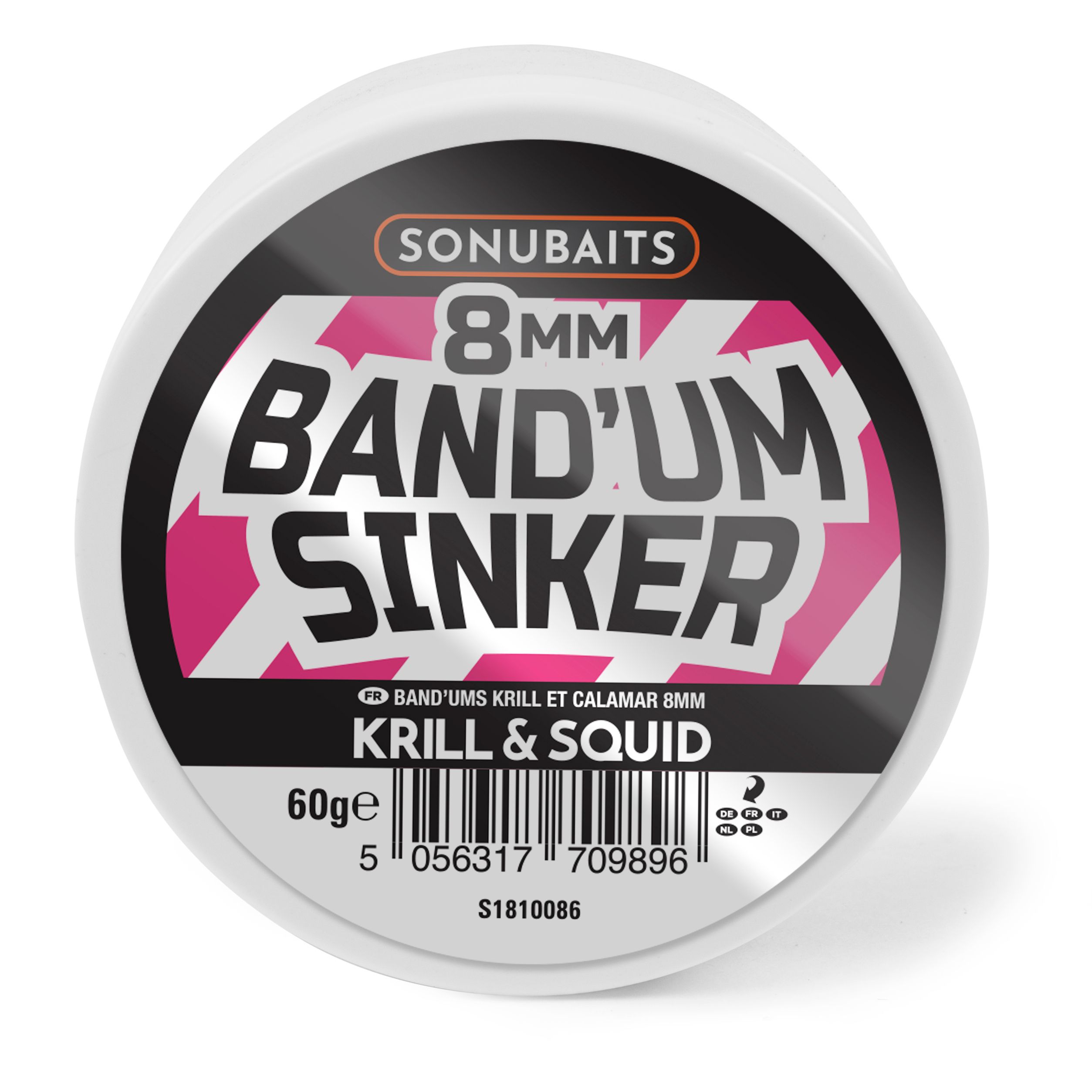 Sonubaits Band'um Sinker Boilies para Pez Blanco 8mm - Krill & Squid