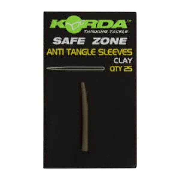 Korda Safe Zone Anti Tangle Sleeves (25 piezas) - Clay